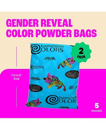 Chameleon Colors Pink Gender Reveal Powder - Easy-open Bags Of Pink Color  Chalk Powder - 2 Pack Of 5 Lb Bags : Target