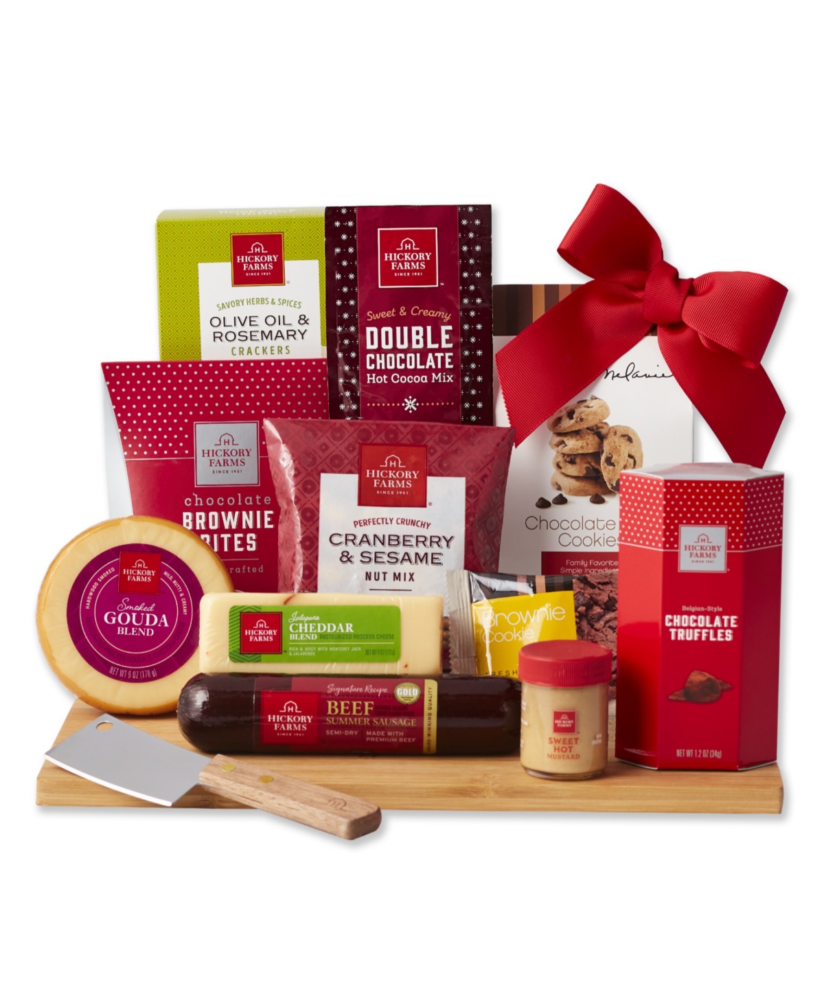 Hickory Farms Sampler with Cutting Board