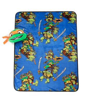 Teenage Mutant Ninja Turtle Movie Mutant Mayhem Nogginz Pillow & Travel Throw Set