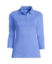 Women's polo shirts online 3 4 sleeve