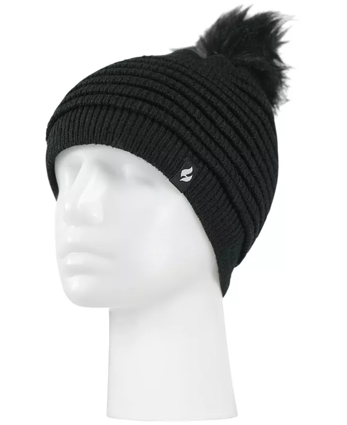 Women's Cannes Ribbed Pom-Pom Hat
