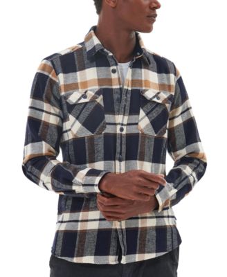 Barbour - Men's Mountain Tailored Fit Long-Sleeve Button-Front Shirt