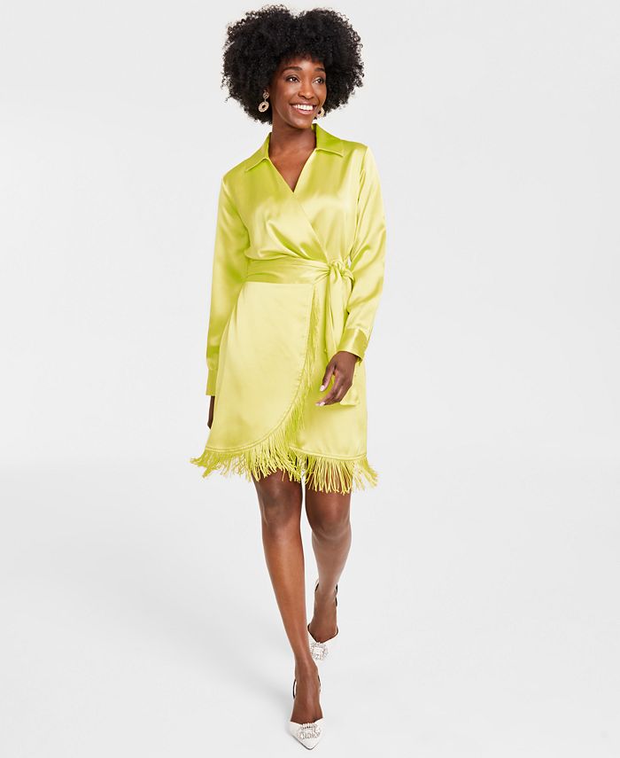 Inc faux shop wrap dress