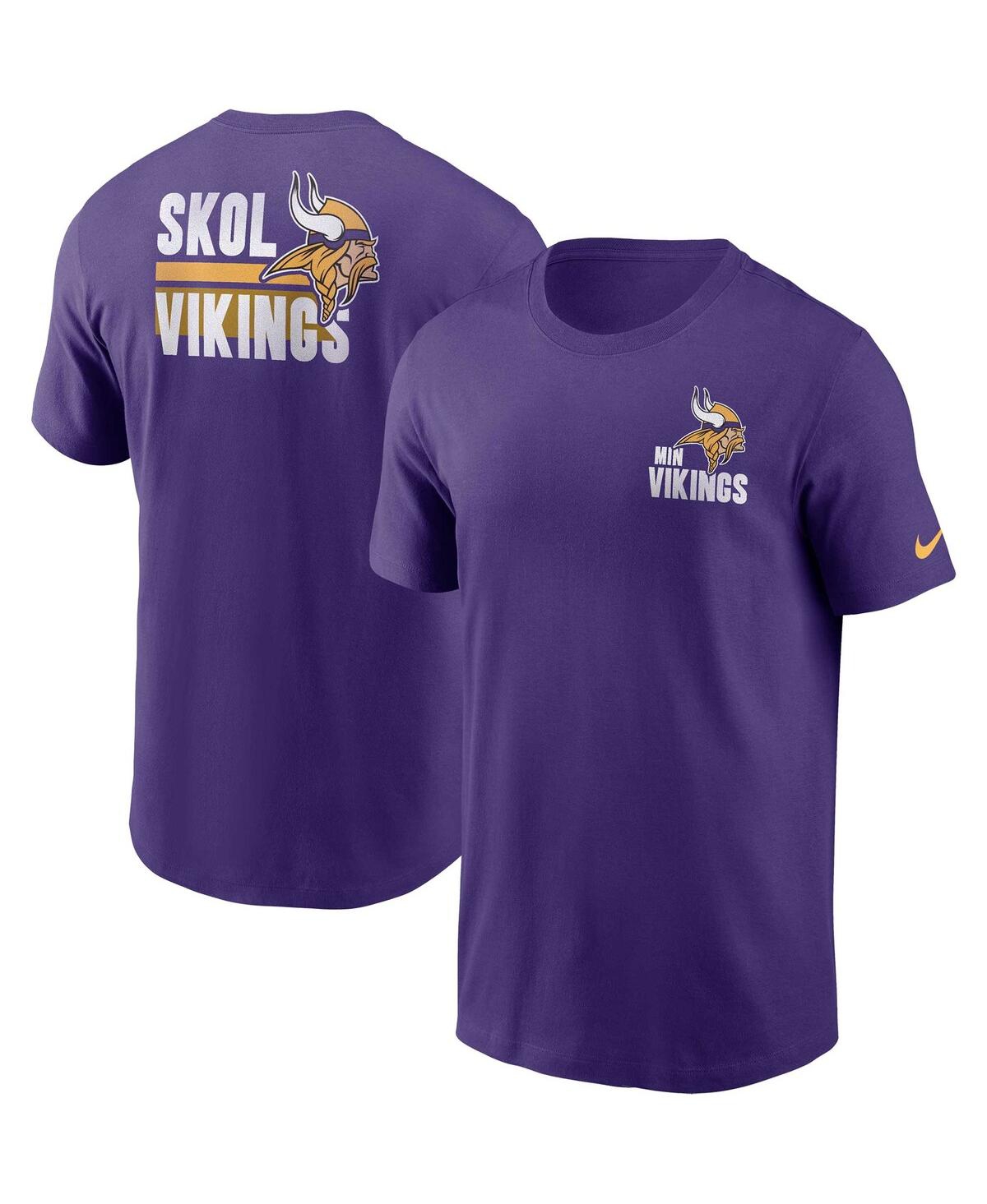 Nike Men's  Purple Minnesota Vikings Blitz Essential T-shirt