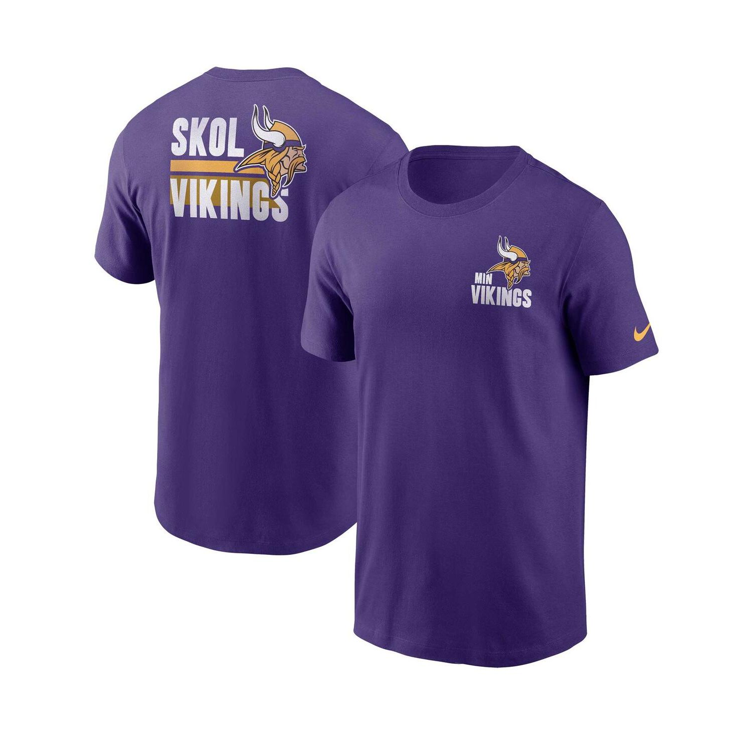 Men's Purple Minnesota Vikings Blitz Essential T-shirt
