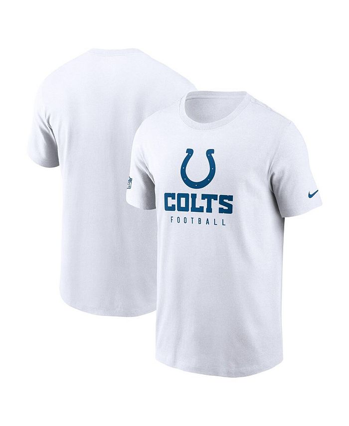 Nike Men's White Indianapolis Colts Sideline Performance T-shirt - Macy's