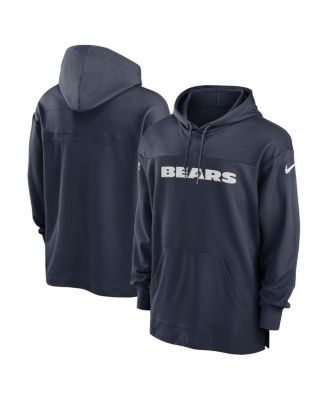 Men s Nike Navy Chicago Bears 2023 Sideline Performance Hooded Top Macy s