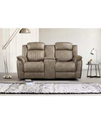 White Label Lola 74" Double Reclining Loveseat