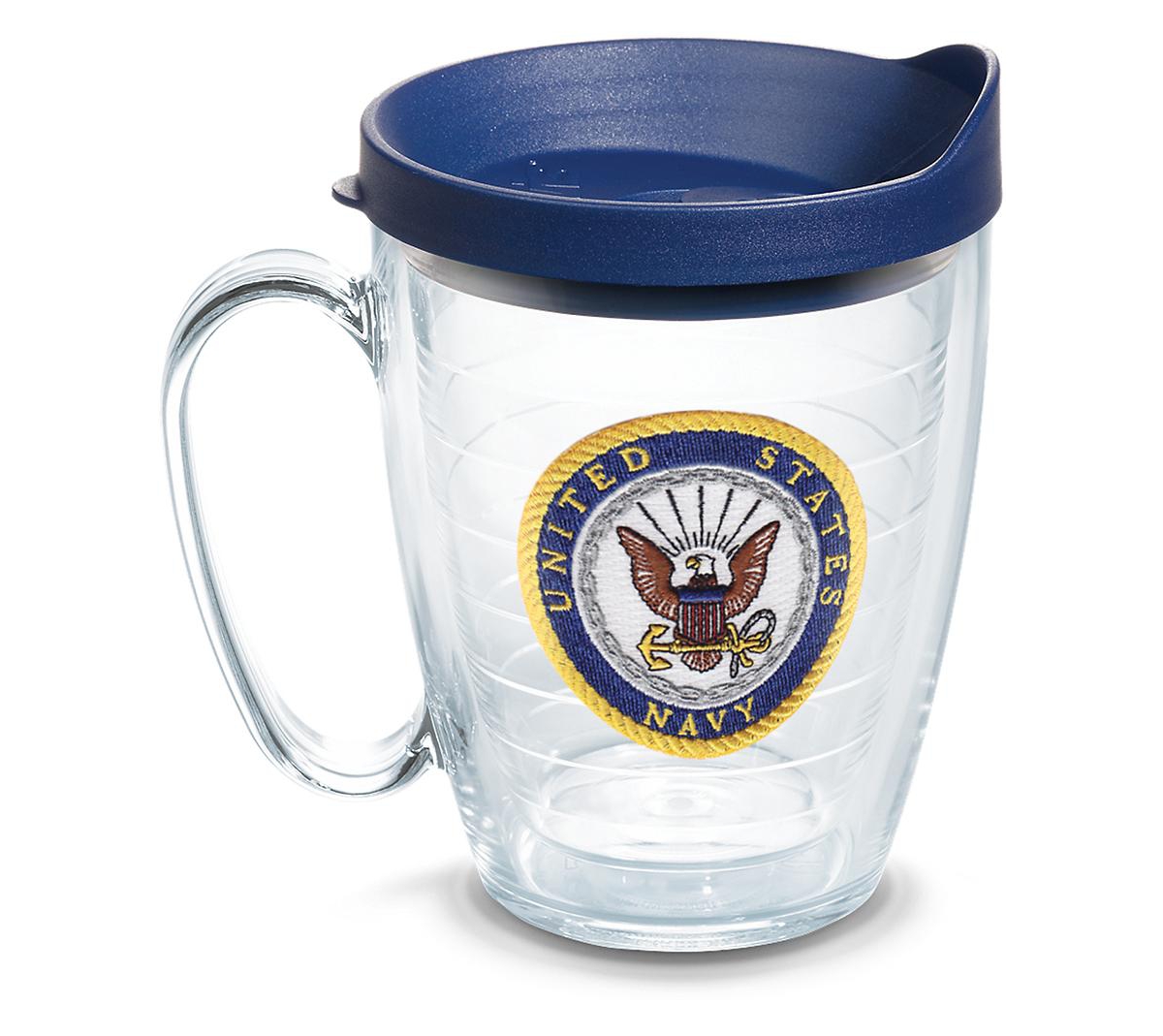 Tervis Tumbler Tervis Navy Logo Made In Usa Double Walled Insulated Tumbler Travel Cup Keeps Drinks Cold & Hot, 16o In Open Miscellaneous