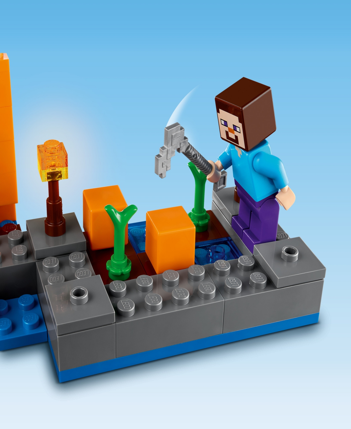 Lego Minecraft The Pumpkin Farm Building Toy Set 21248 In Multicolor