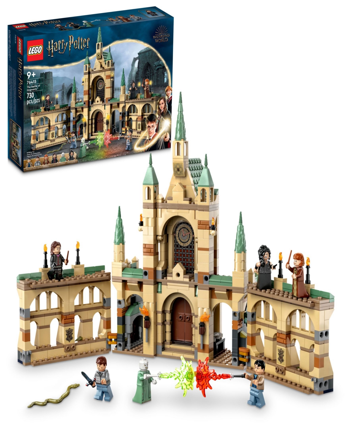 Lego Kids' Harry Potter The Battle Of Hogwarts Building Toy Set 76415 In Multicolor