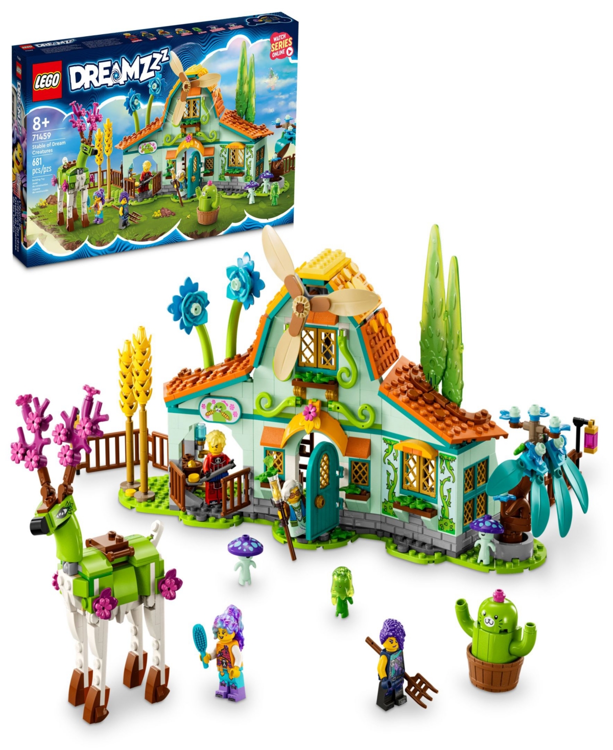 Lego Dreamzzz Stable Of Dream Creatures Building Toy With Fantasy Animals For Kids 71459 In Multicolor