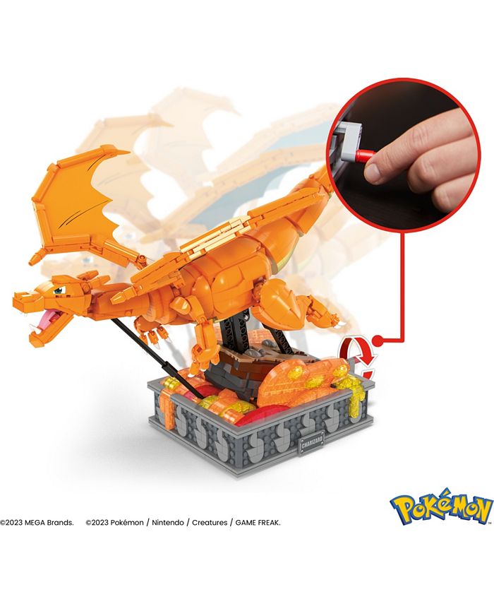 Pokemon MEGA Charizard Building Kit with Motion (1663 Pieces) for