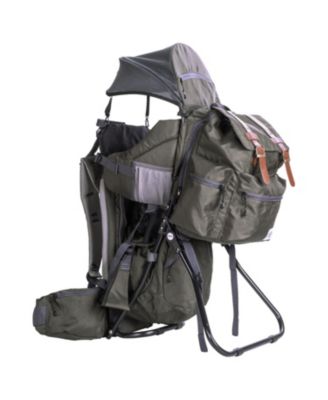 Baby Hiking Child Carrier Backpack Camping with Detachable Bag, Olive