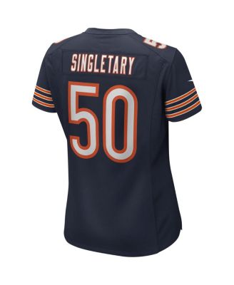 Women's Mike Singletary Navy Chicago Bears Game Retired Player Jersey