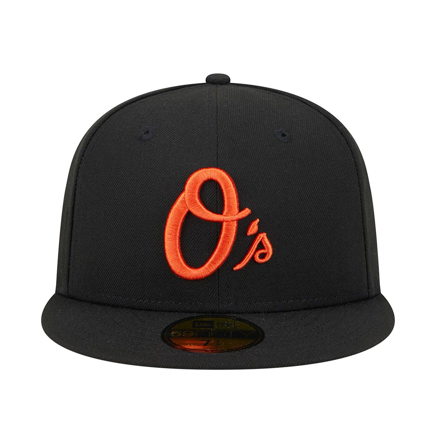 Мужская кепка New Era Black Baltimore Orioles Alternate Logo 1993 MLB All-Star Game Team Color 59FIFTY Fitted Hat — фото 3