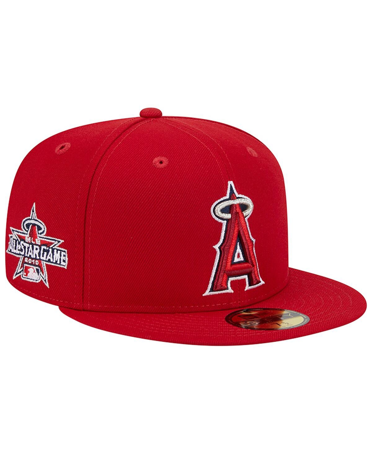 Men's New EraLos Angeles Angels 2010 Mlb All-Star Game Team Color 59FIFTY Fitted Hat - Red