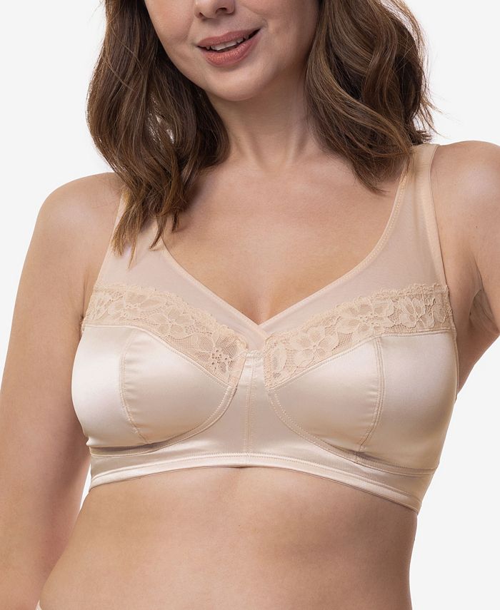 Buy Wacoal Awareness Non-Padded Wired Full Coverage Full Support Everyday  Comfort Bra - Beige (32DD) Online