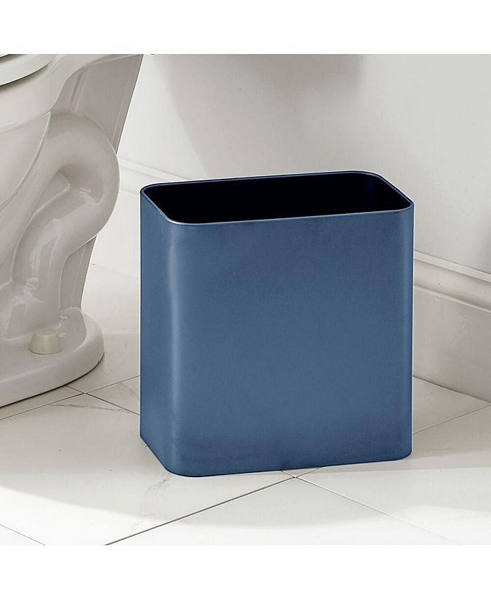 mDesign Metal 2.4 Gal. Bathroom Trashcan Wastebasket Garbage Bin Macy's