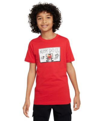 Nike - Big Kids Sportswear Graphic Cotton T-shirt