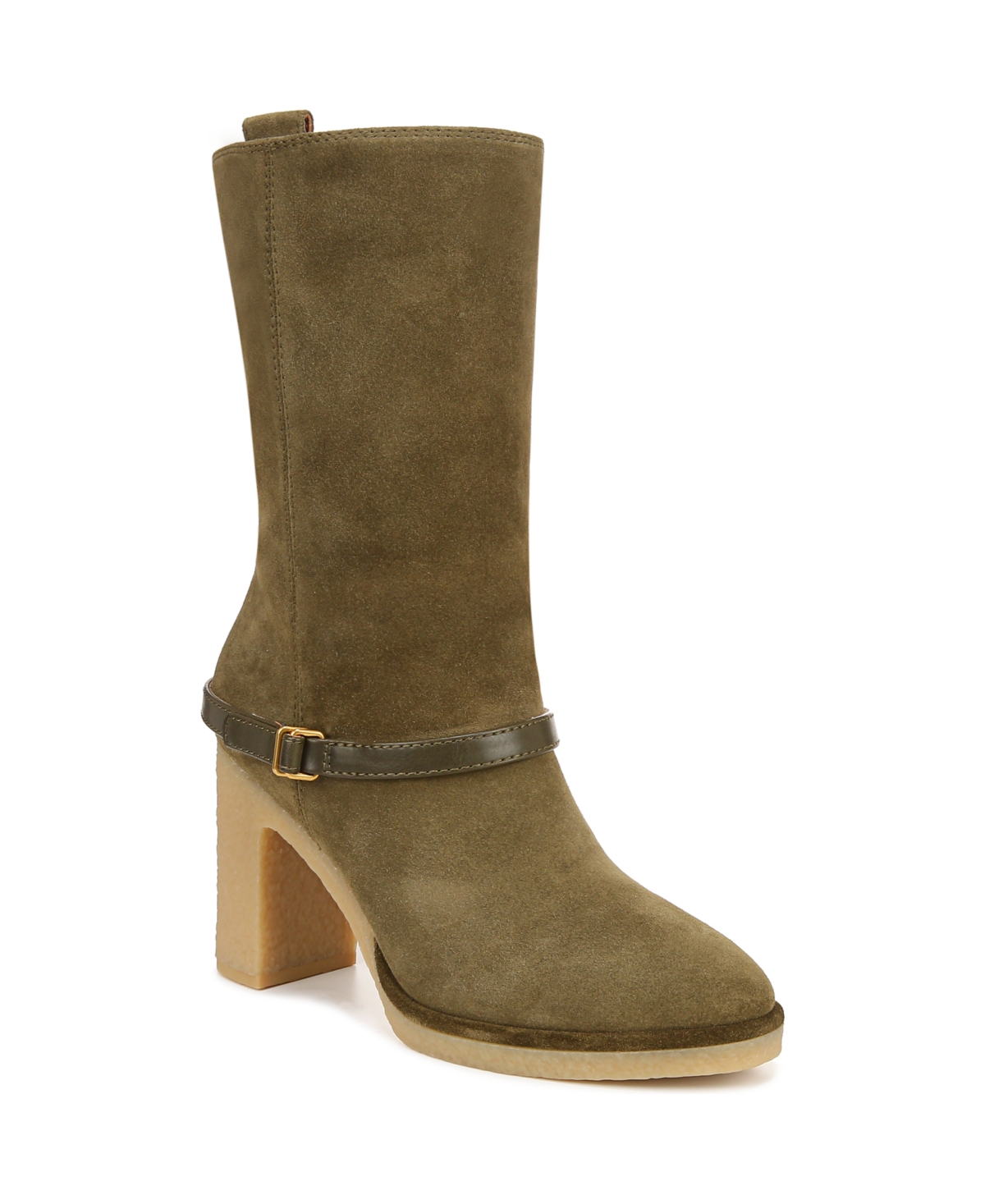 Paxton Mid Shaft Boots - Cypress Green Suede