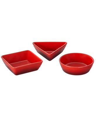 Stoneware 3 Piece Tapas Dishes Set