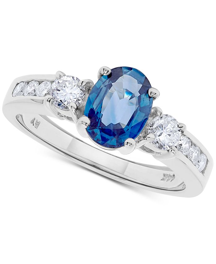 Macy's sapphire sale ring