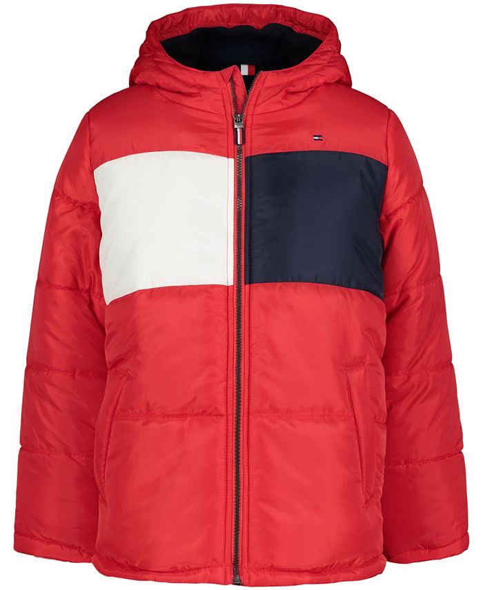 Tommy Hilfiger Toddler Boys Pieced Puffer Jacket Macy's