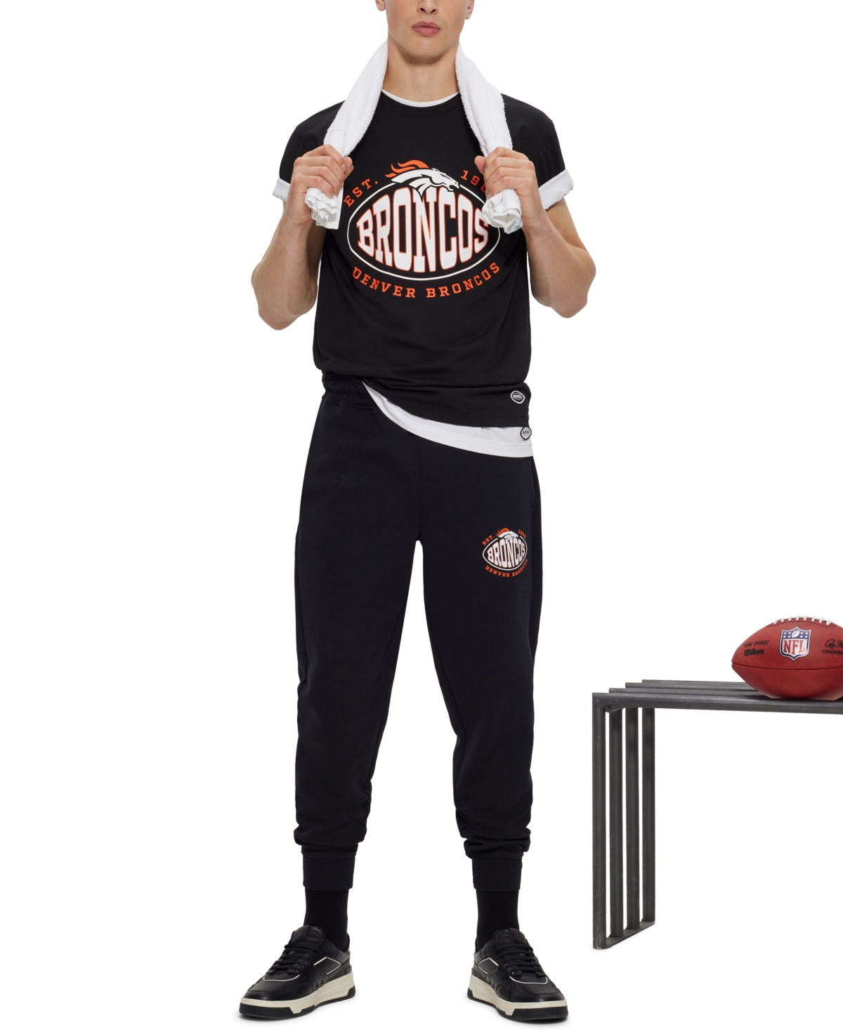 Boss by Hugo Boss Men's Boss x Nfl Denver Broncos T-shirt