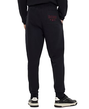 Boss x NFL Cotton-Blend Tracksuit Bottoms with Collaborative branding- Bengals | Men's Jogging Pants Size 2XL