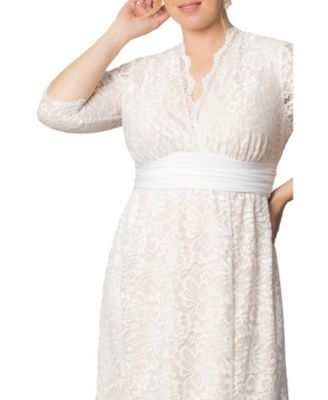 Plus Size Amour Lace Wedding Gown