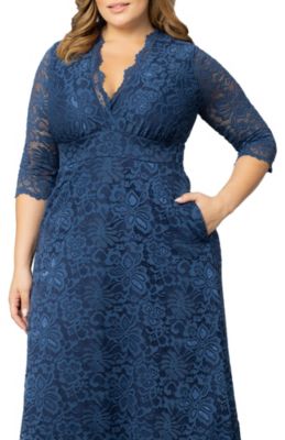Women's Plus Size Maria Lace Evening Gown