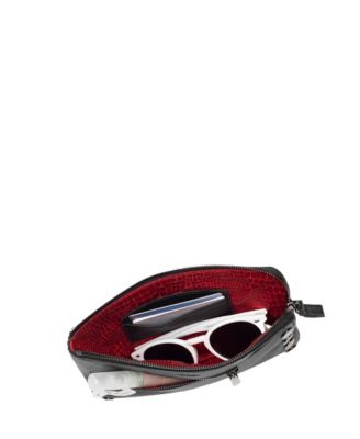 Nash Small Leather Crossbody Wristlet