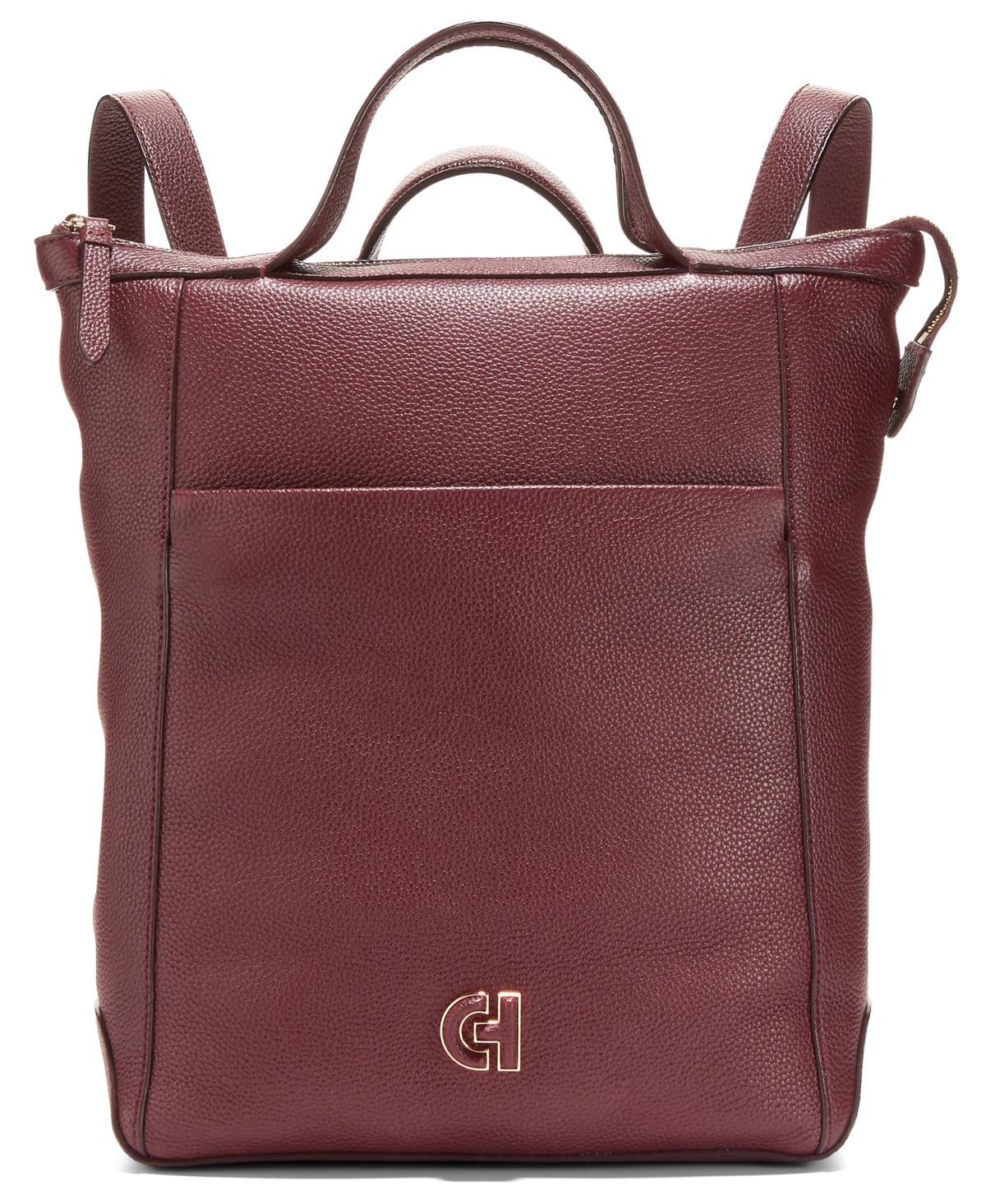COLE HAAN SMALL GRAND AMBITION CONVERTIBLE LEATHER BACKPACK