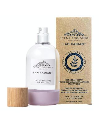 Scent-Organix I Am Radiant Perfume for Men & Women Evocative Florals Scent with Notes of Lily-Of-The-Valley, Hyacinth & Vetiver - Non-Toxic Perfume - 1.7fl Oz