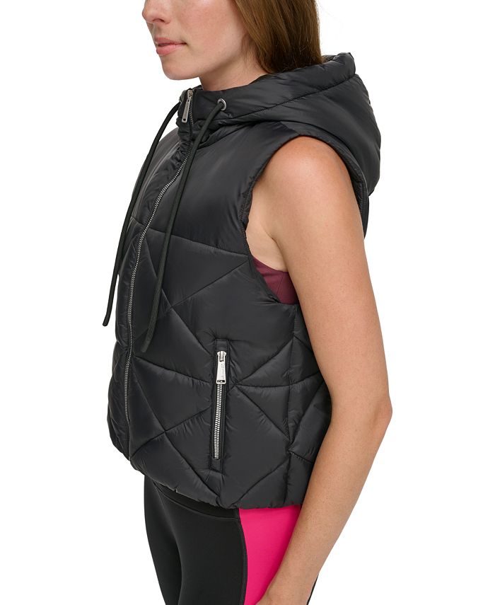 Calvin Klein Women's Hooded Puffer Vest Macy's