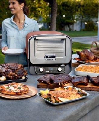 Woodfire Pizza Oven, 8-in-1 Outdoor Oven, 5 Pizza Settings, Up to 700 Fahrenheit High Heat, BBQ (Barbecue) Smoker - OO101