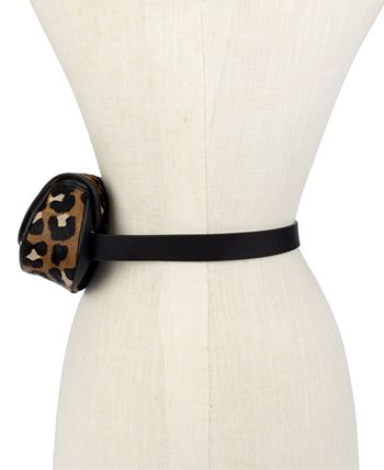 Michael kors leopard belt sales