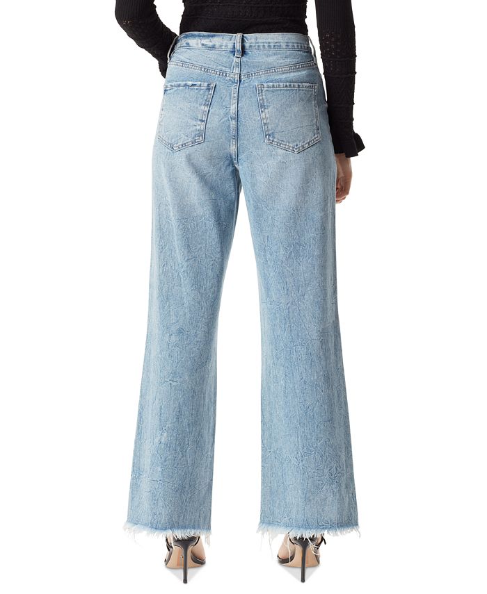 Sam Edelman Women's Codie HighRise WideLeg FringeHem Jeans Macy's