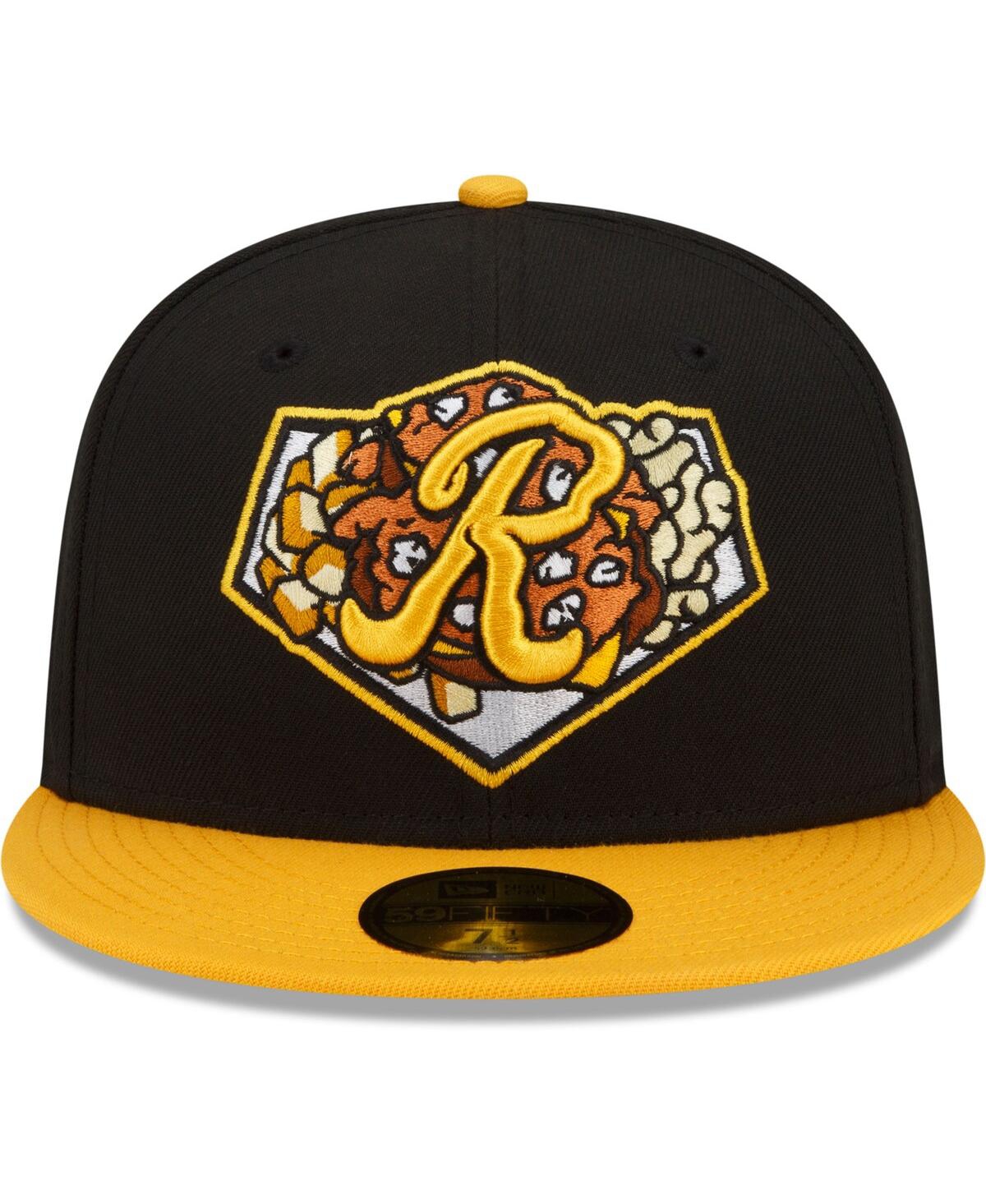 Men's New Era Gold Rochester Red Wings Theme Night 59FIFTY Fitted Hat - Gold