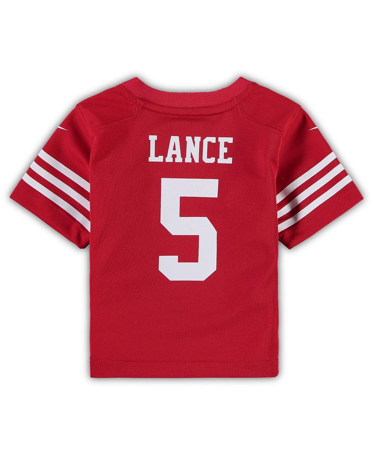 Infant Boys and Girls Nike Trey LanceSan Francisco 49ers Player Game Jersey - Scarlet