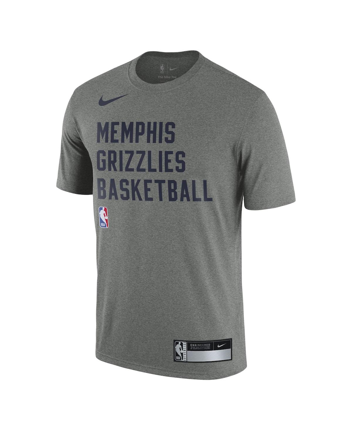 Men's NikeMemphis Grizzlies 2023/24 Sideline Legend Performance Practice T-shirt - Heather Gray