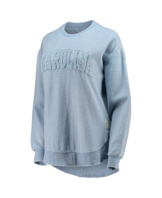 Women's Carolina Blue North Carolina Tar Heels Ponchoville Pullover Sweatshirt