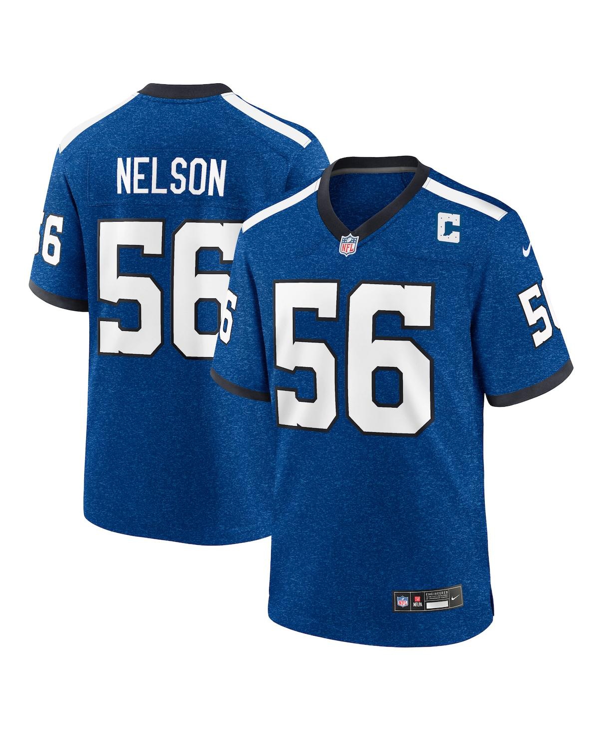 Men's Nike Quenton NelsonIndianapolis Colts Indiana Nights Alternate Game Jersey - Royal