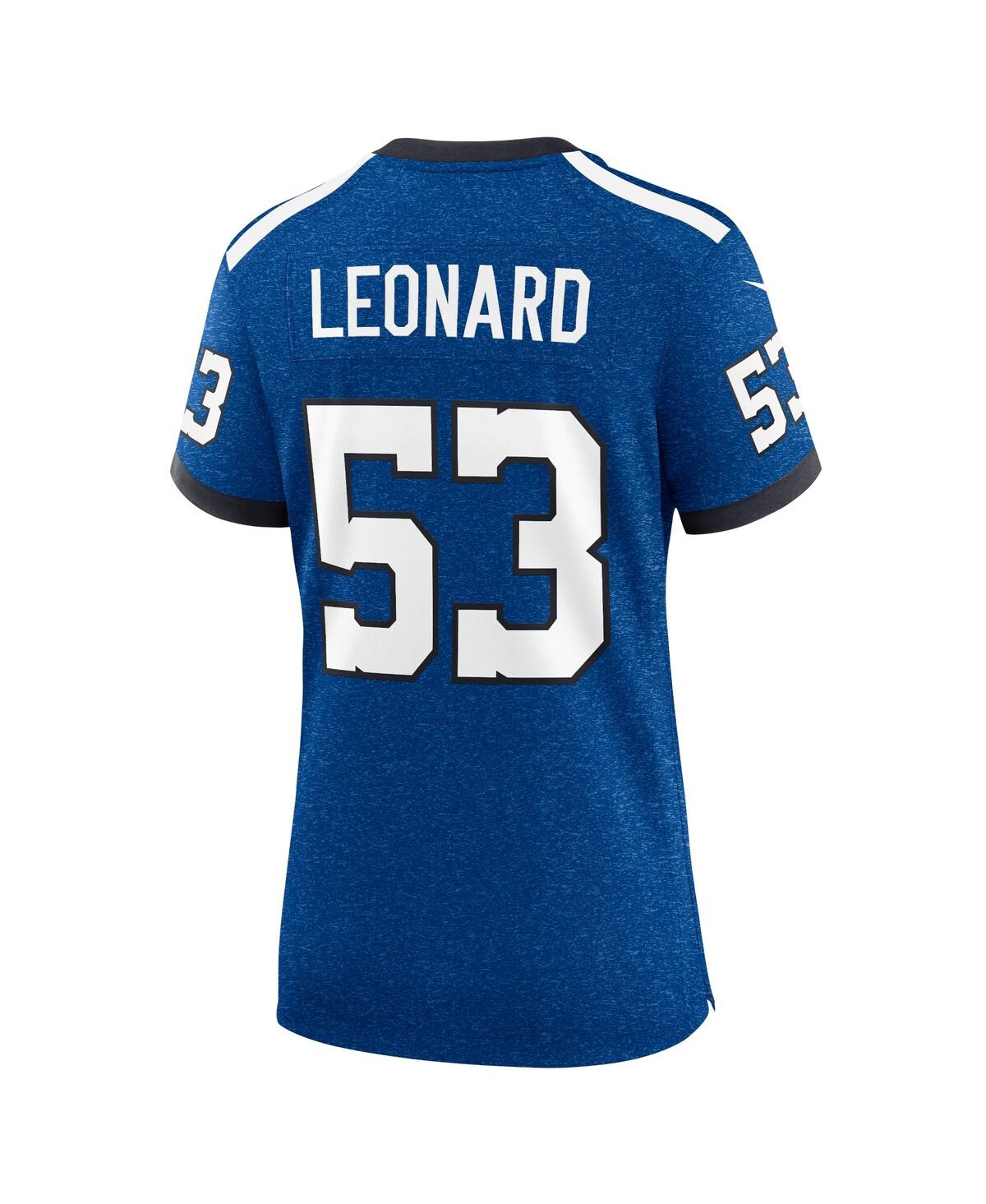 Women's Nike Shaquille LeonardIndianapolis Colts Indiana Nights Alternate Game Jersey - Royal