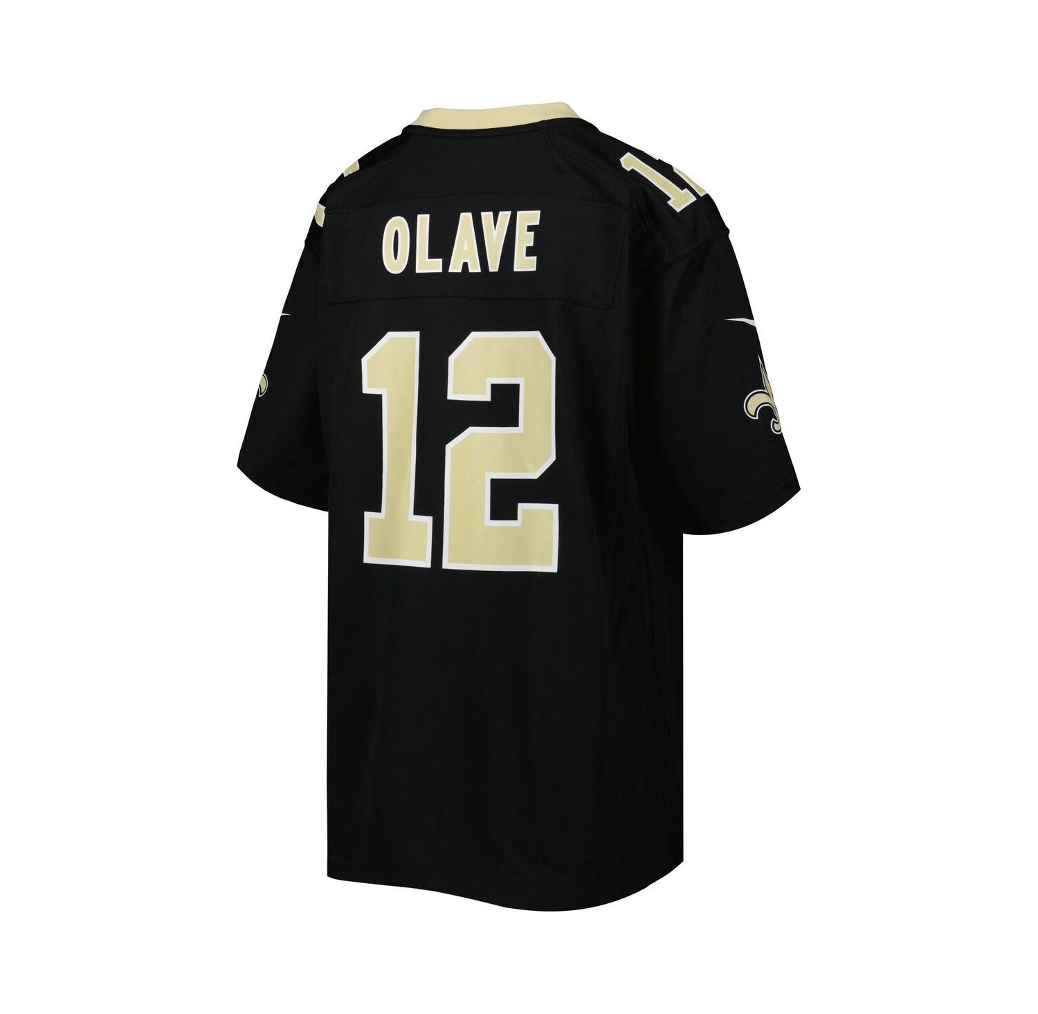Big Boys Chris Olave Black New Orleans Saints Game Jersey