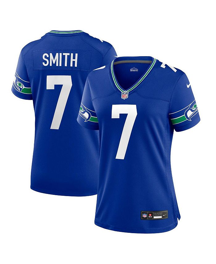 Women's Nike Geno Smith Royal Seattle Seahawks Player Jersey Size: Small