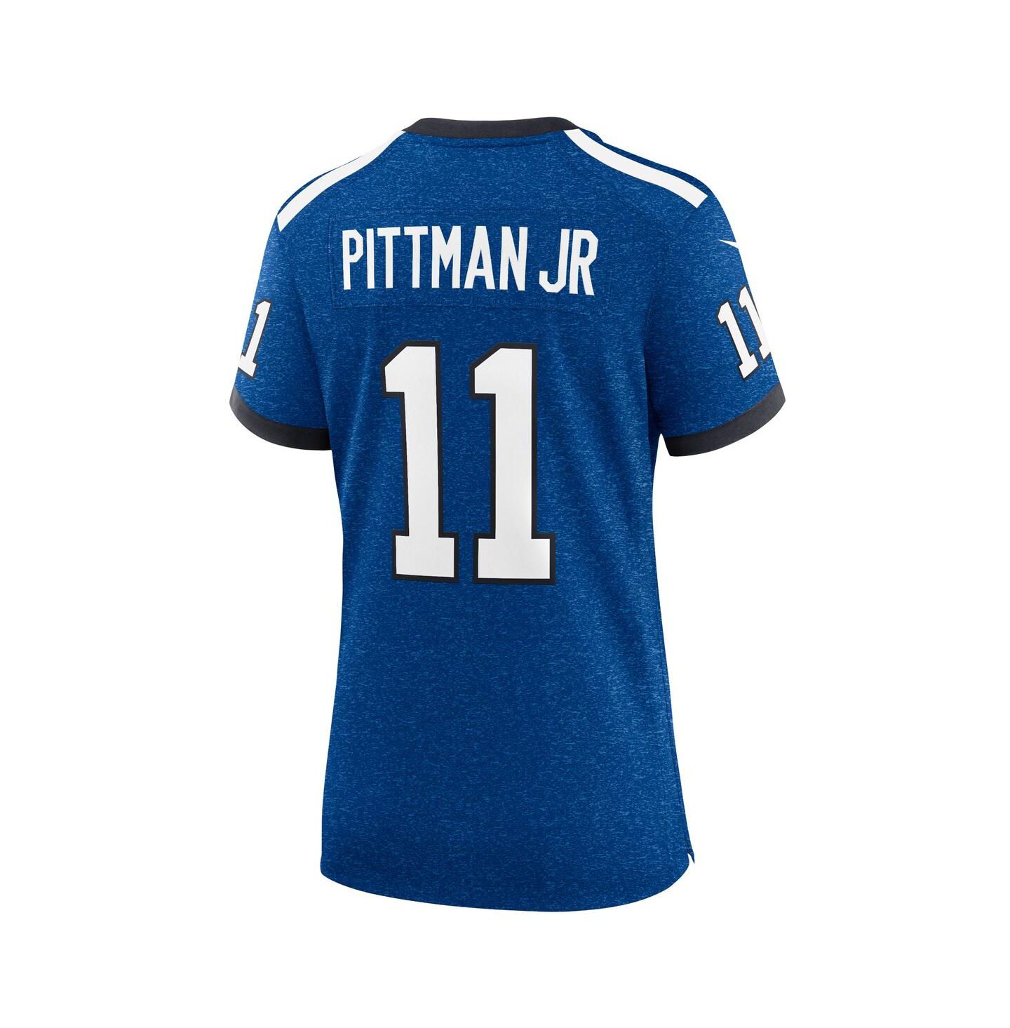Женский топ Nike Michael Pittman Jr. Royal Indianapolis Colts Indiana Nights Alternate Game Jersey — фото 4