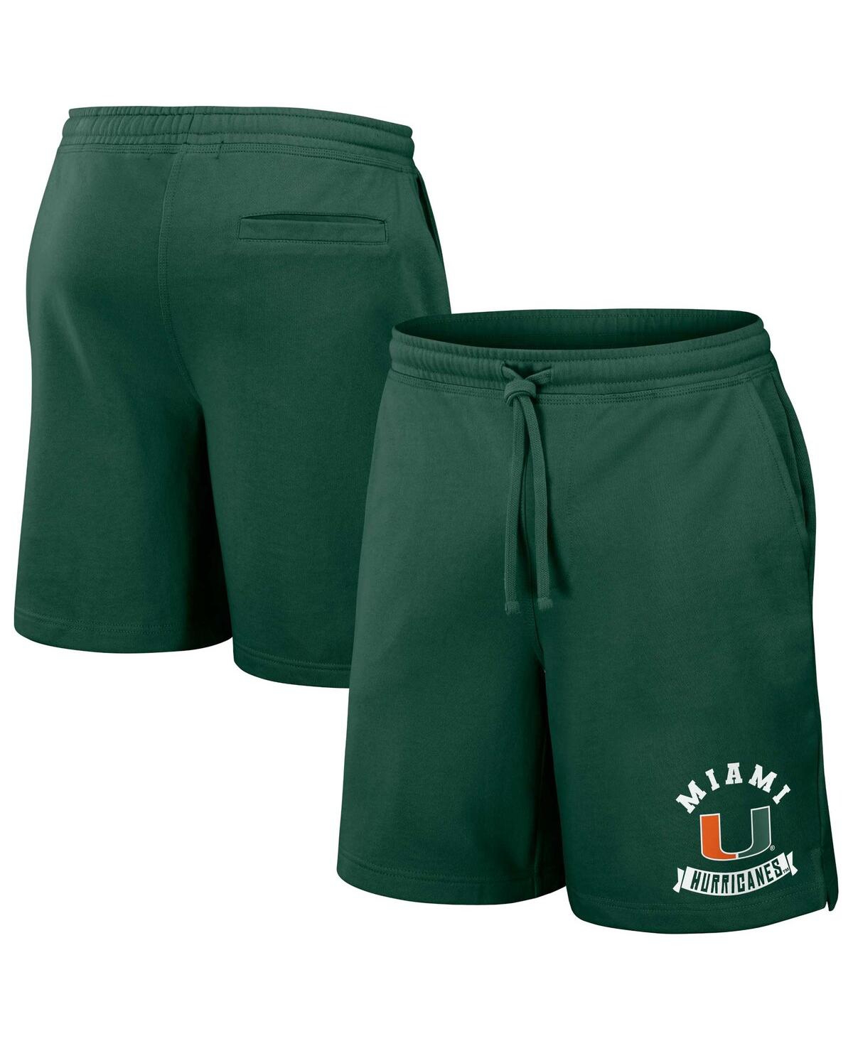 Fanatics Men's Darius Rucker Collection By  Green Miami Hurricanes Logo Shorts