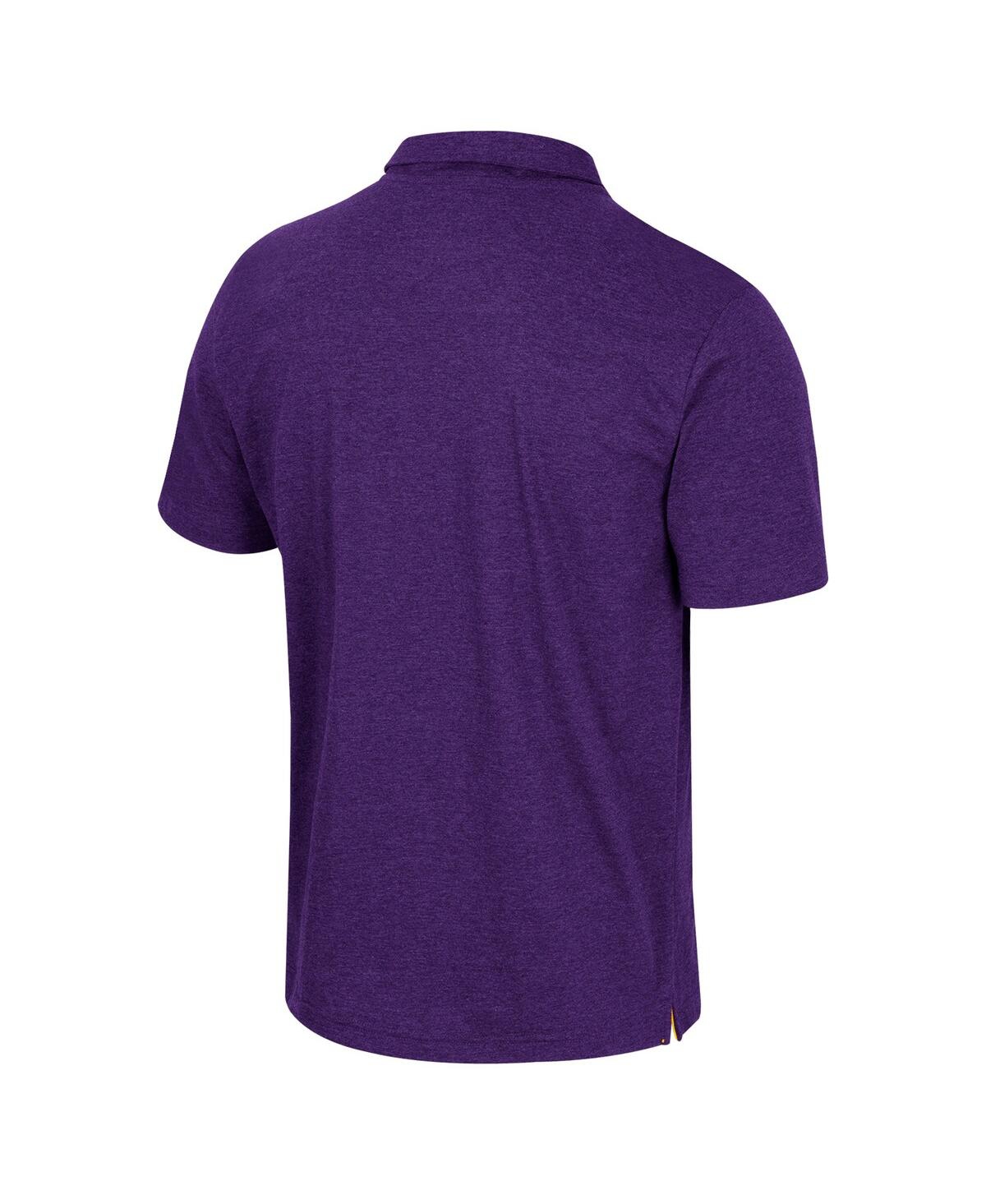 COLOSSEUM MEN'S COLOSSEUM PURPLE LSU TIGERS NO PROBLEMO POLO SHIRT 